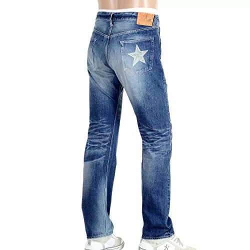 10 Year Aged Lone Star Jeans Slim Fit by Sugarcane CANE6511 Navy