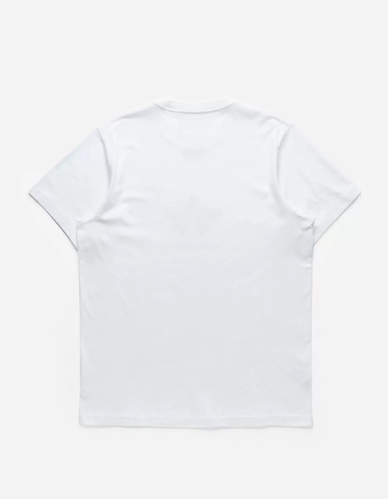 1259 Brushstroke Temple T-Shirt White