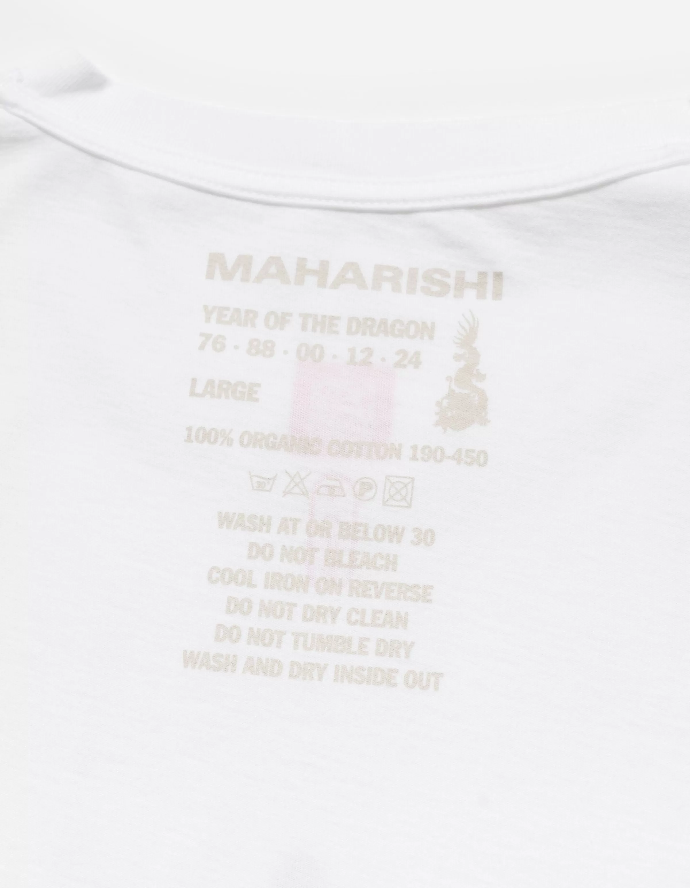 1265 Maharishi Cloud Temple T-Shirt White