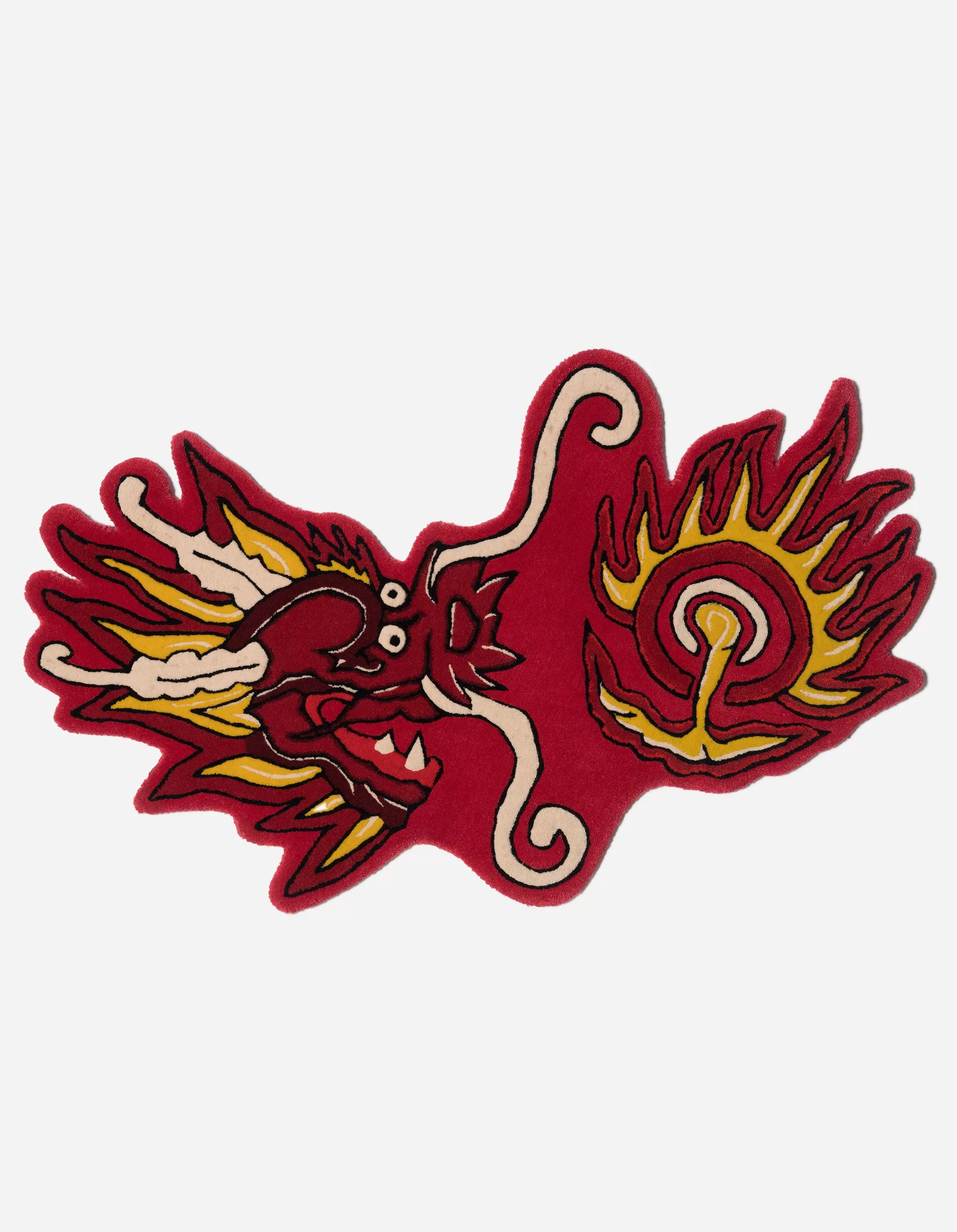 1270 Original Dragon Head Rug Red