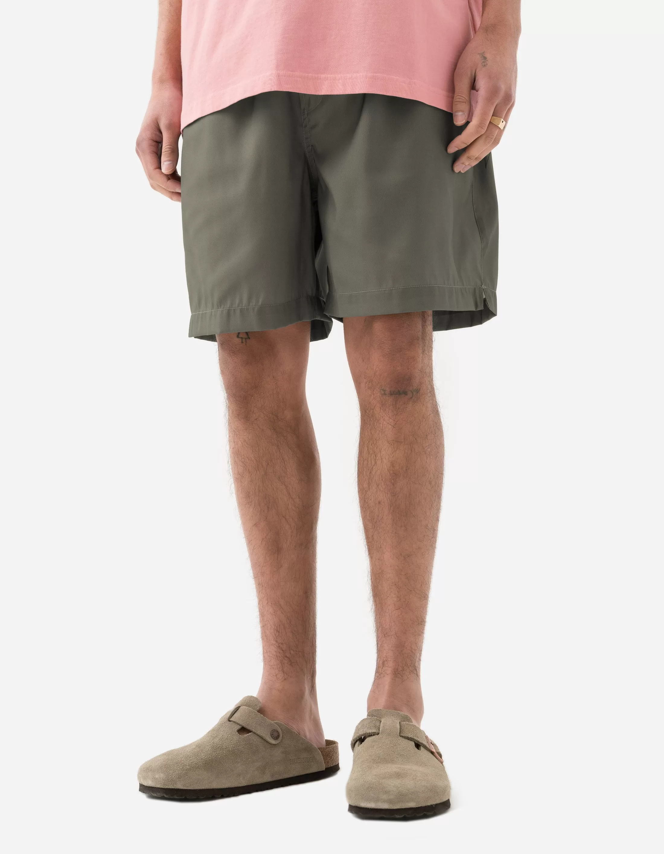 1274 Bamboo Tiger Swim Shorts Olive