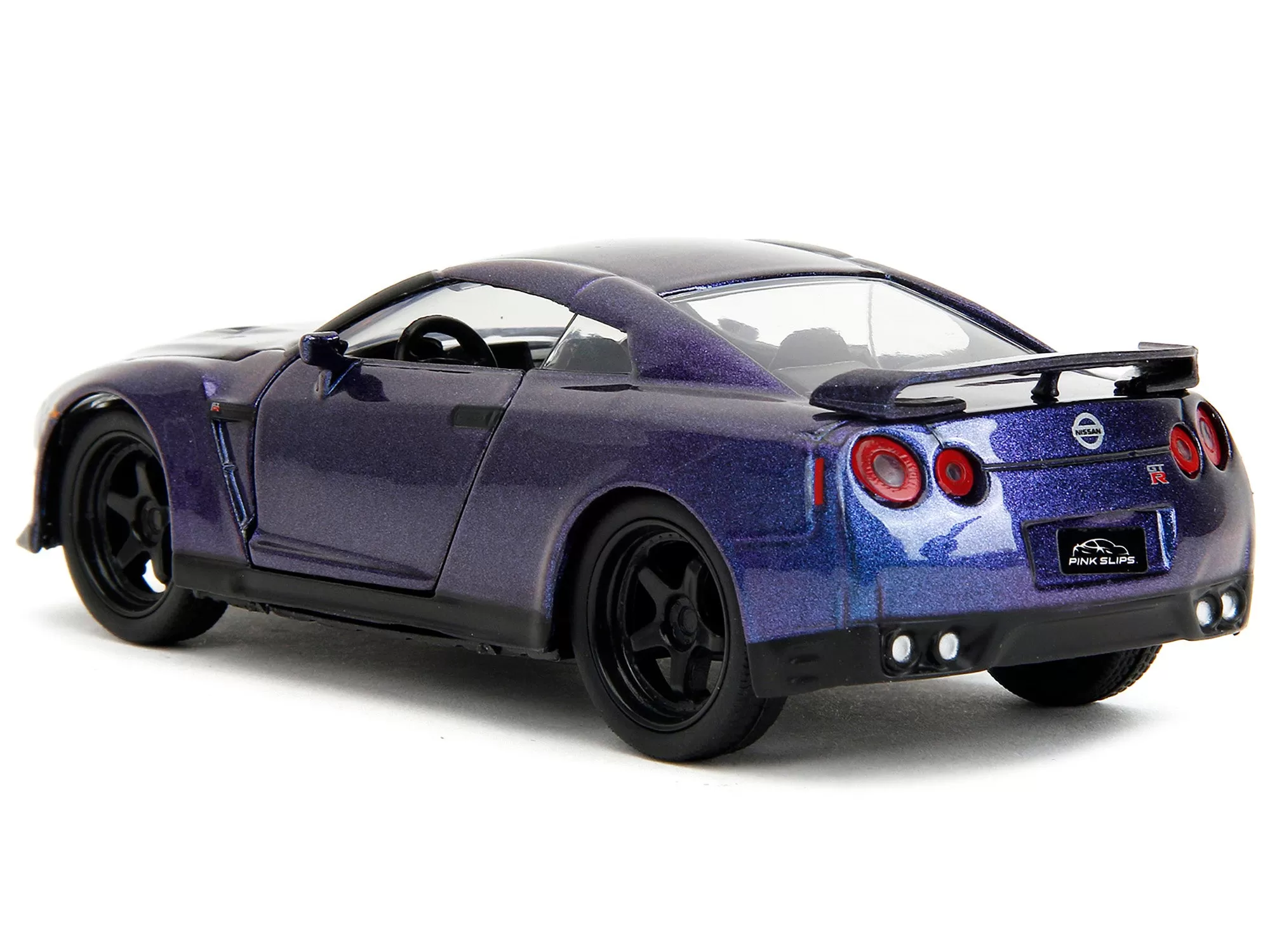 2009 Nissan GT-R (R35) Purple Metallic Pink Slips Series 1/32 Diecast Model Car by Jada