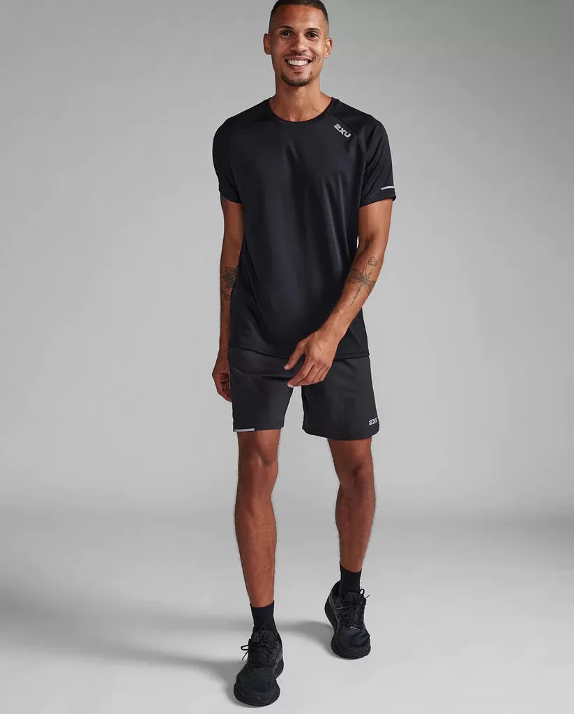 2XU Mens Aero Tee - Black