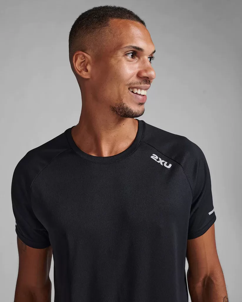 2XU Mens Aero Tee - Black