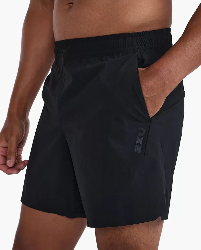 2XU Mens Motion 6 Inch Shorts - Black