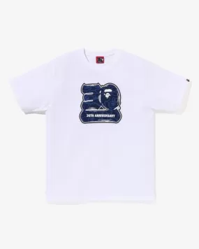 30th Anniversary Tee #2 White x Navy