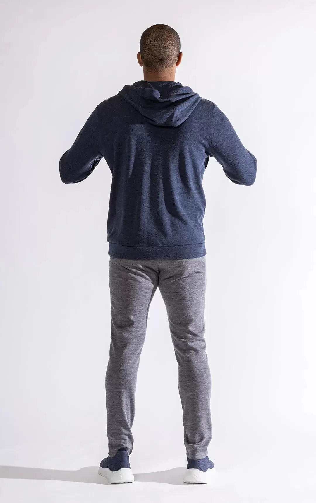 320GSM MERINO ZIPPED HOODY