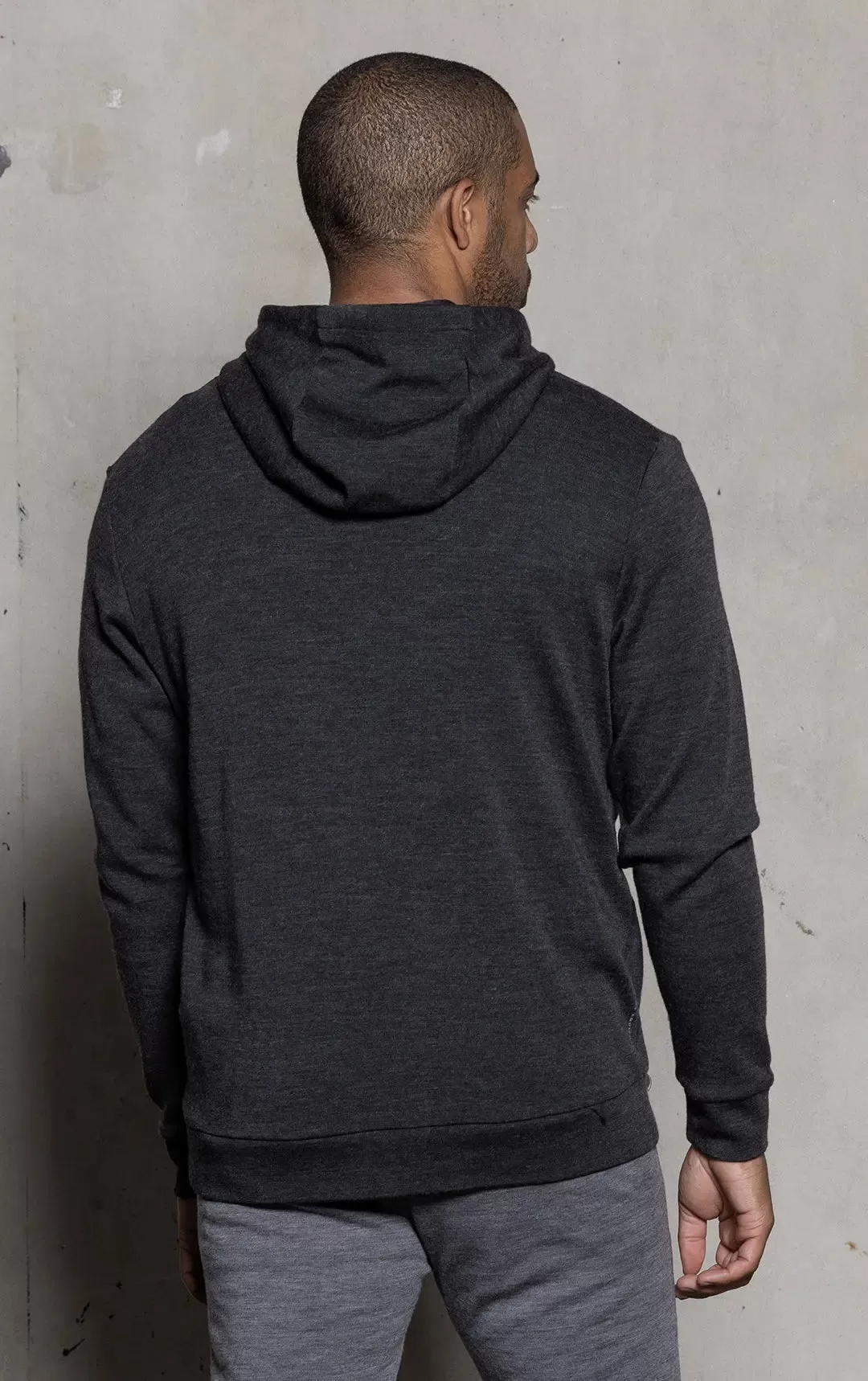 320GSM MERINO ZIPPED HOODY