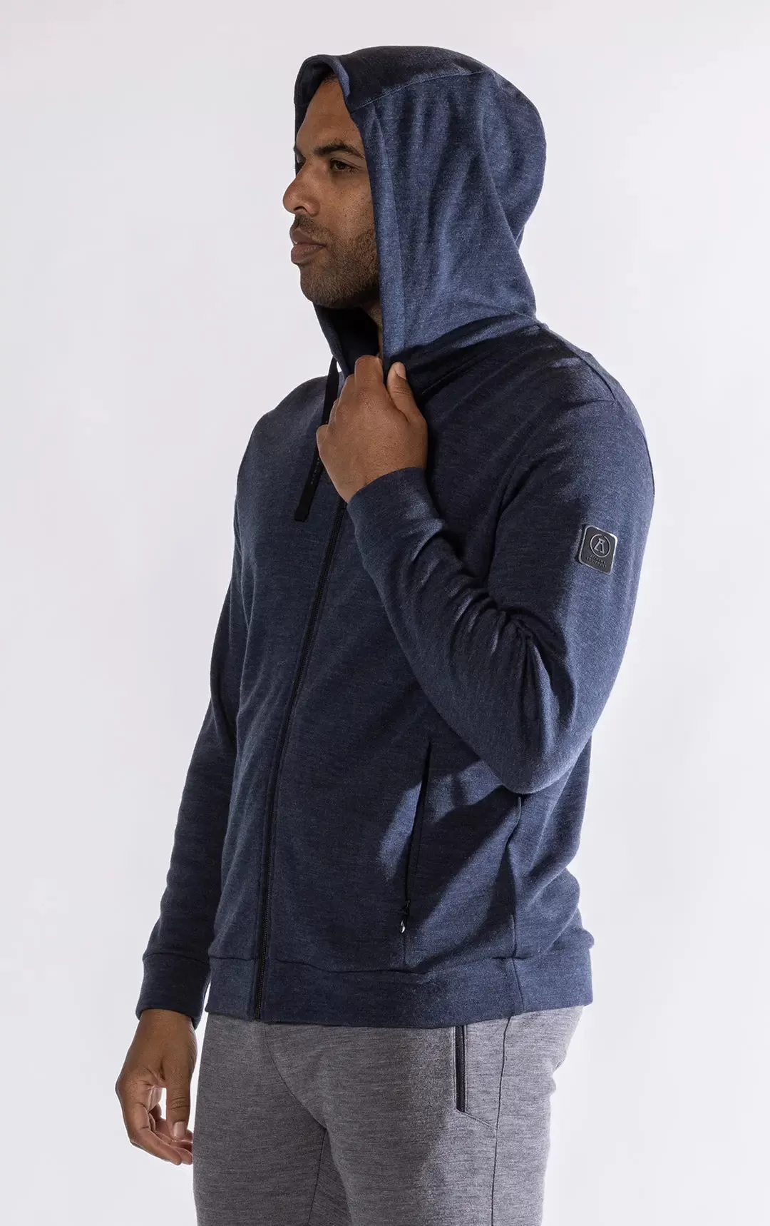 320GSM MERINO ZIPPED HOODY