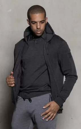 320GSM MERINO ZIPPED HOODY