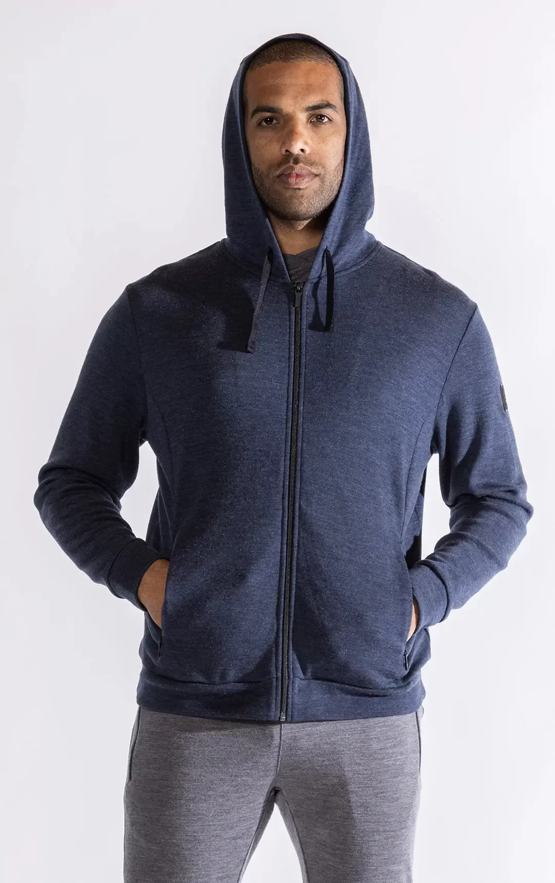 320GSM MERINO ZIPPED HOODY