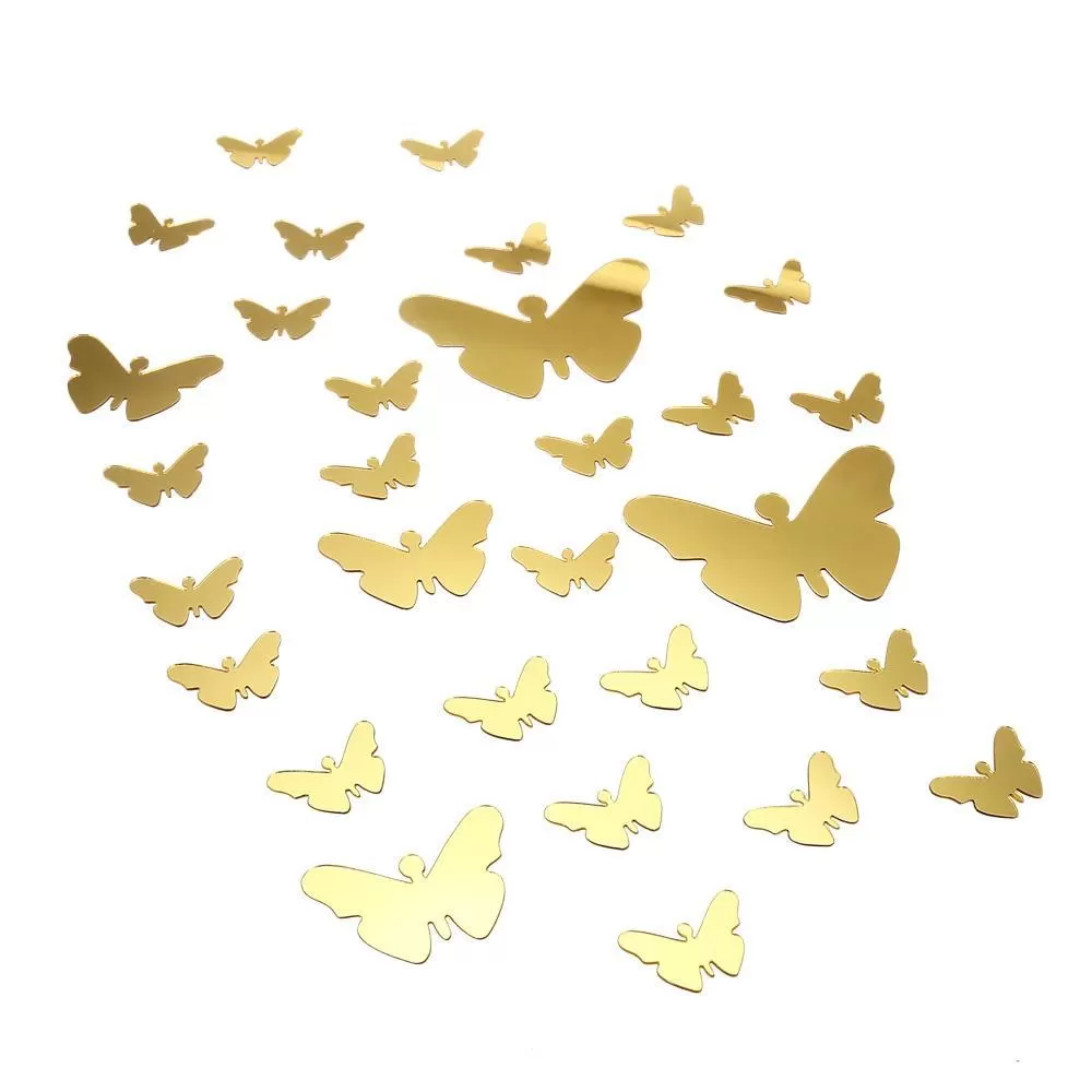 3D Butterfly Acrylic Bedroom Wall Sticker