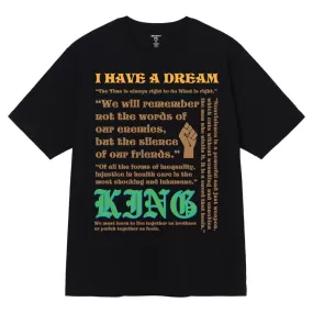 3Forty Inc Men I Have A Dream Tee (Black)