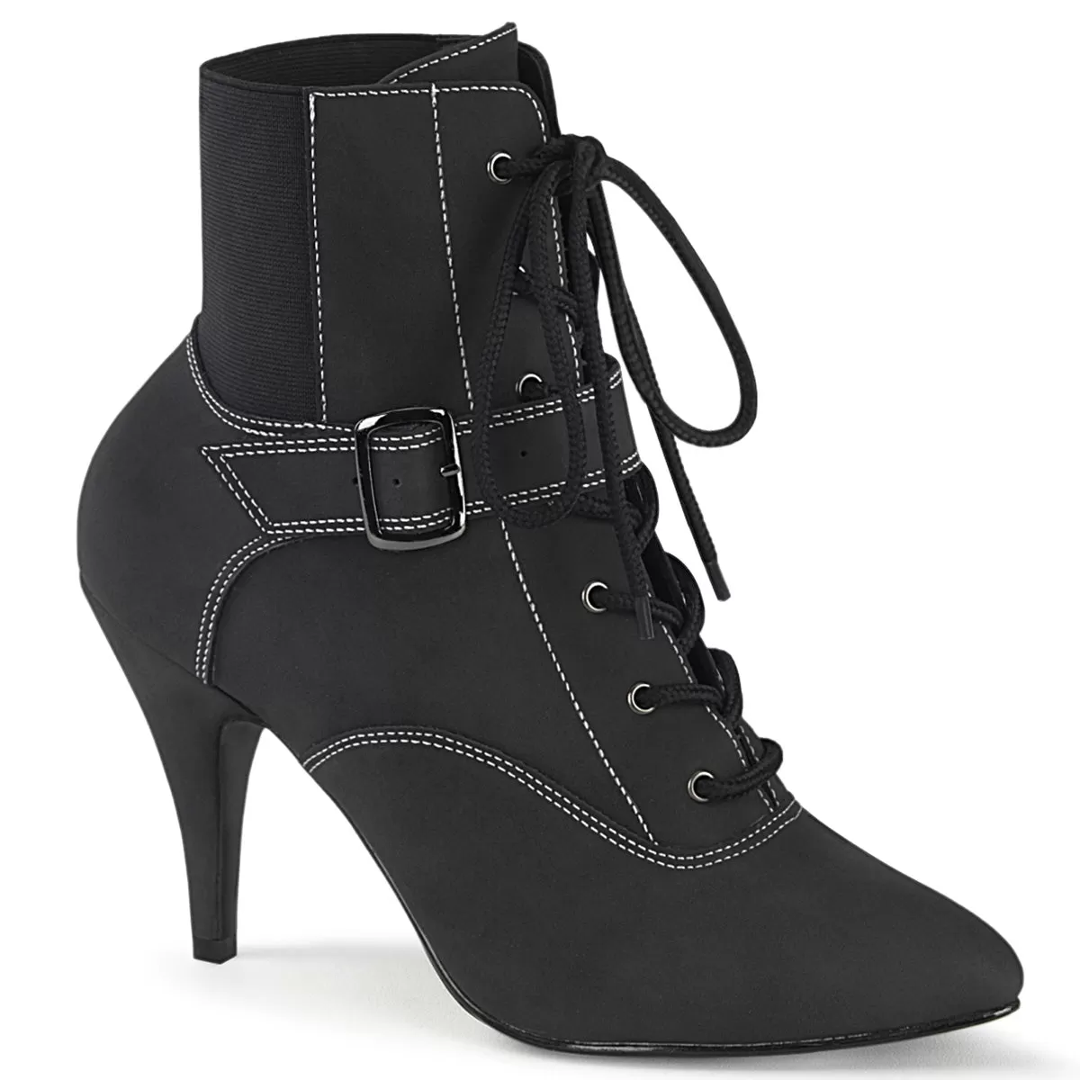 4 Inch Heel DREAM-1022 Black Nubuck