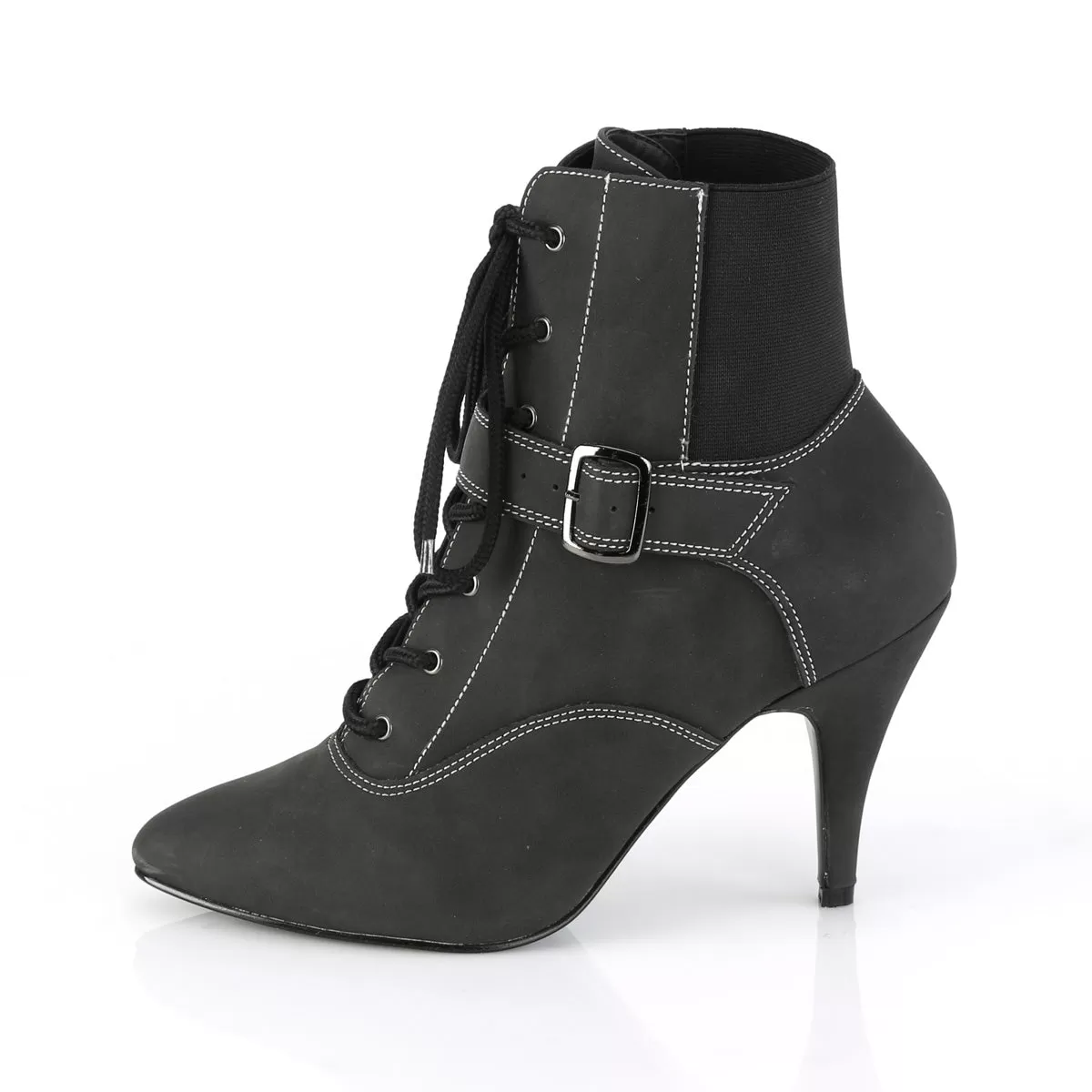 4 Inch Heel DREAM-1022 Black Nubuck