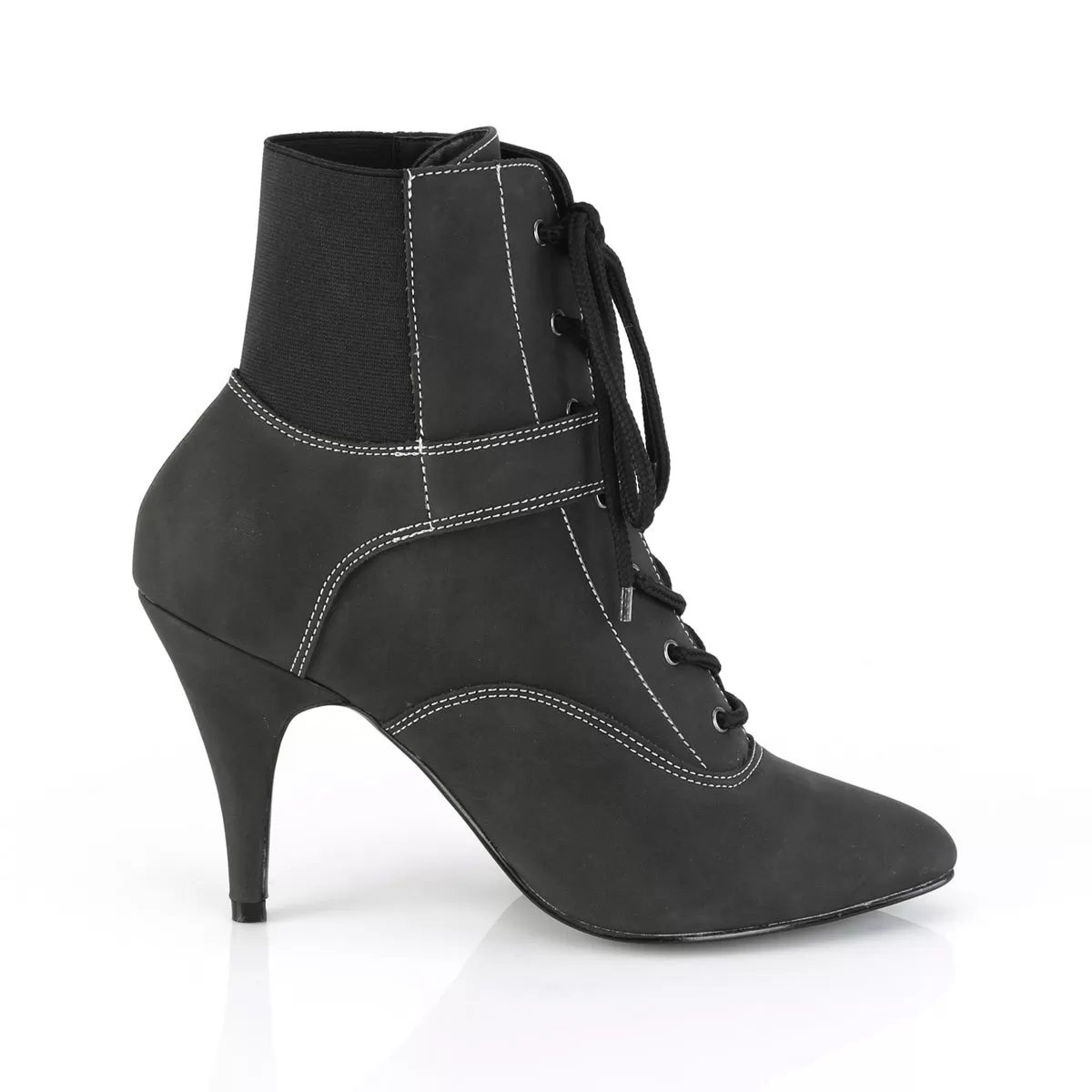 4 Inch Heel DREAM-1022 Black Nubuck