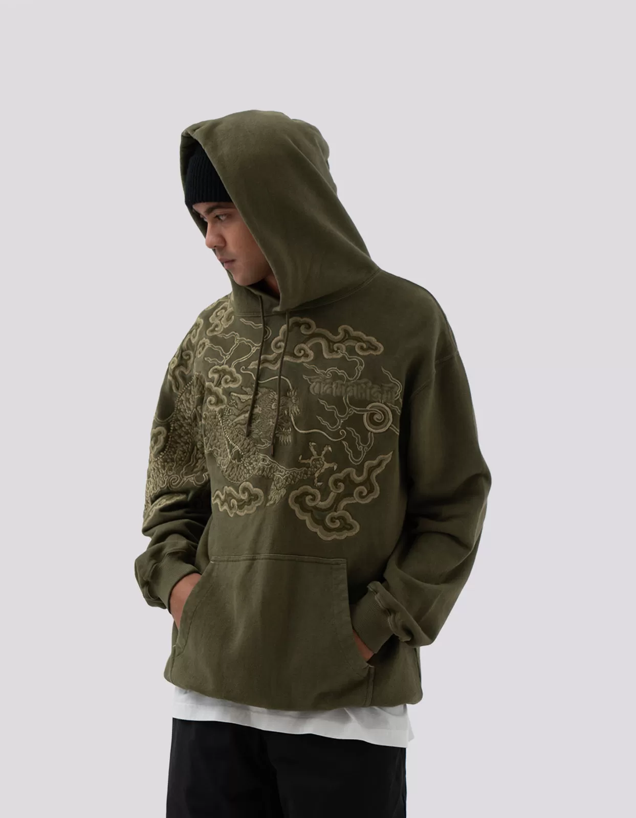 5014 30th Anniversary Hooded Sweat Olive