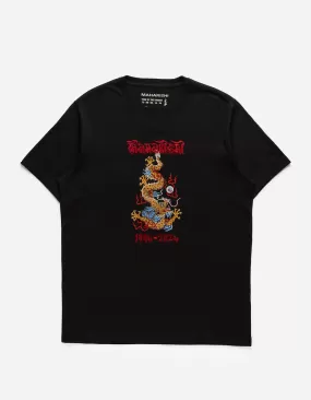 5017 Descending Dragon T-Shirt Black