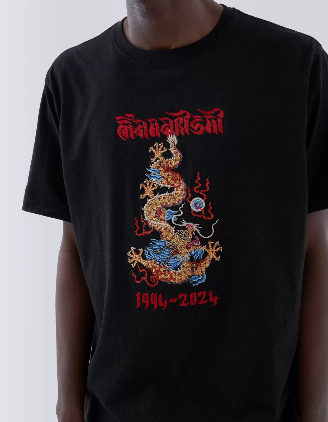 5017 Descending Dragon T-Shirt Black