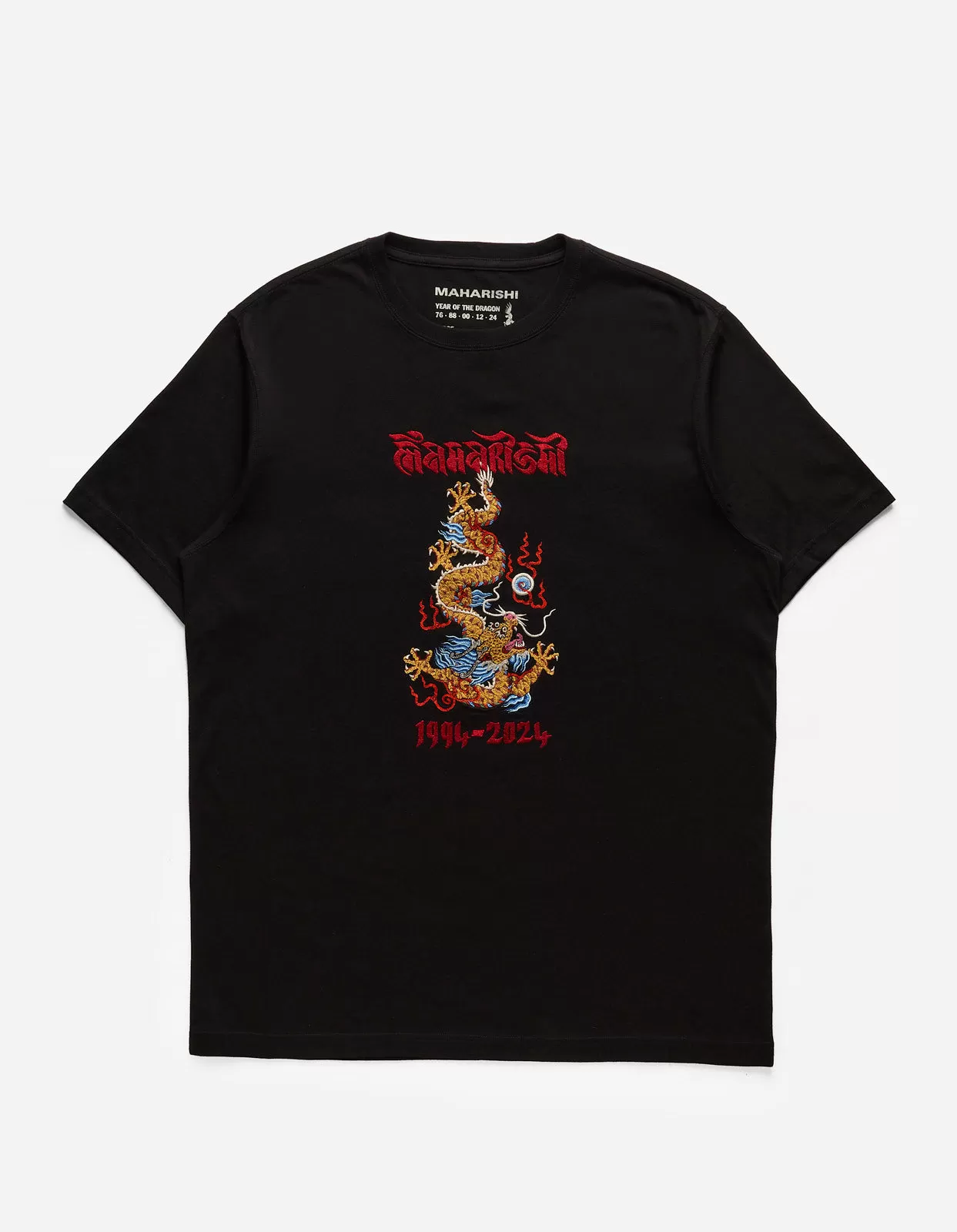 5017 Descending Dragon T-Shirt Black