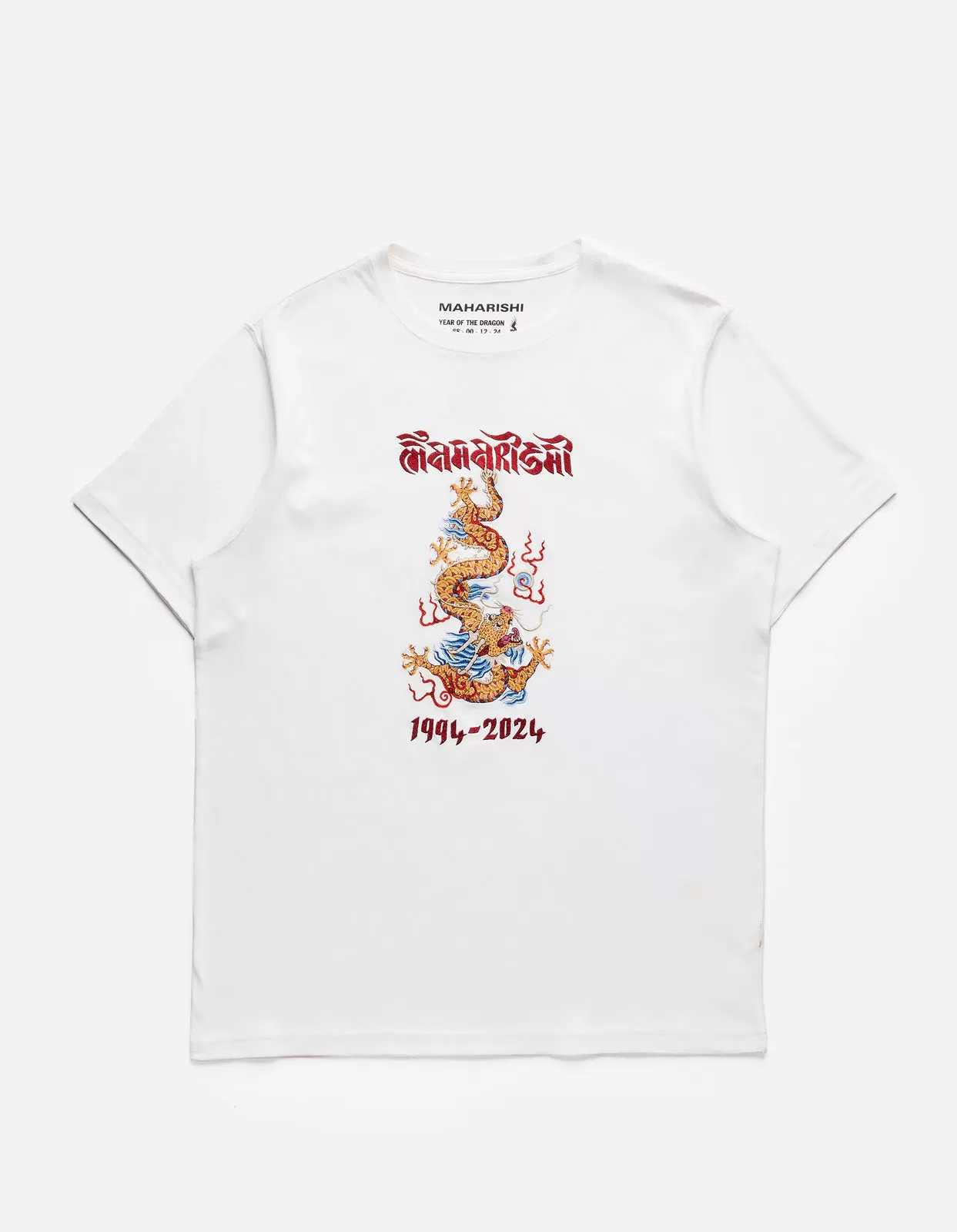 5017 Descending Dragon T-Shirt White