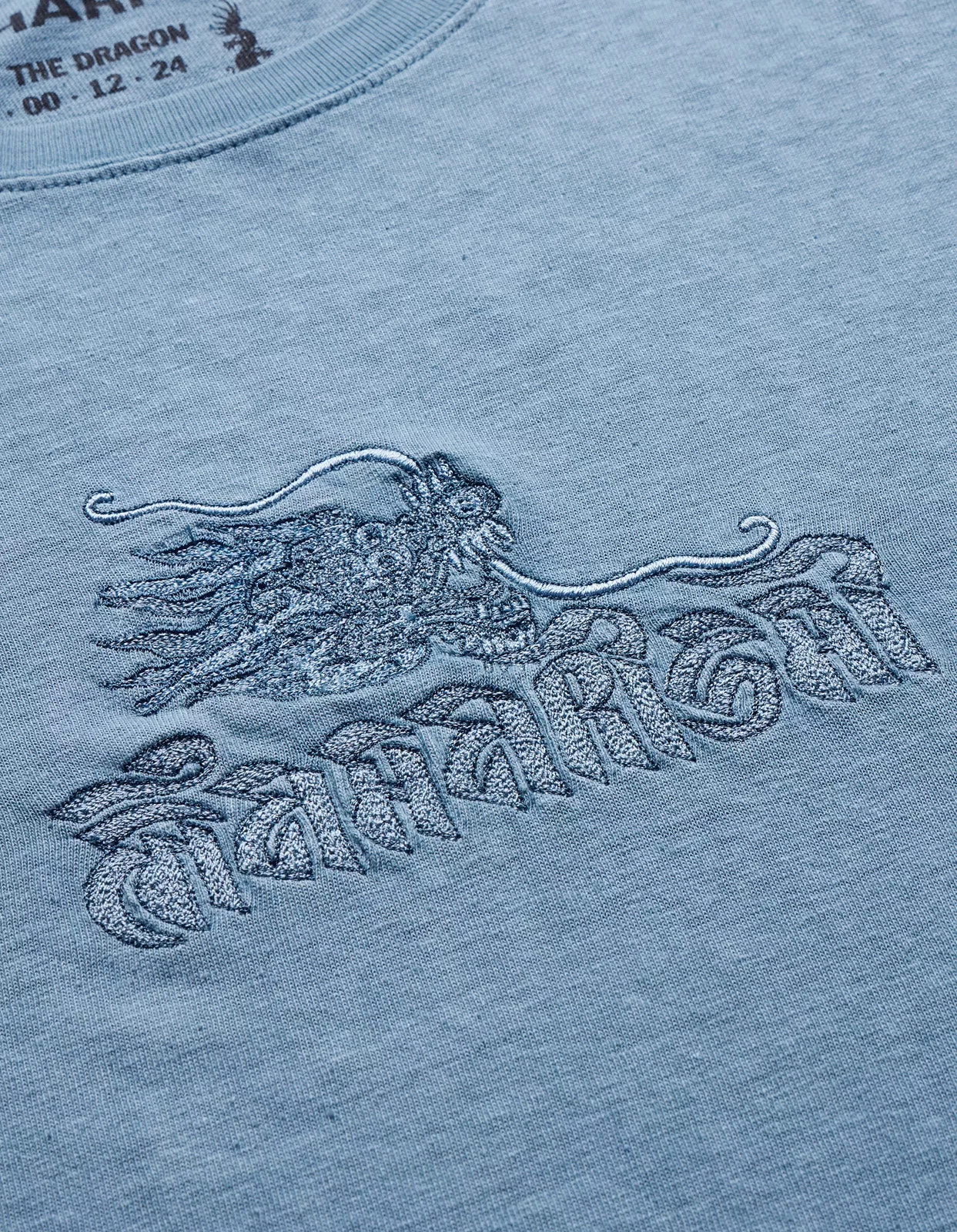 5019 30th Anniversary Dragon T-Shirt Subdued Blue