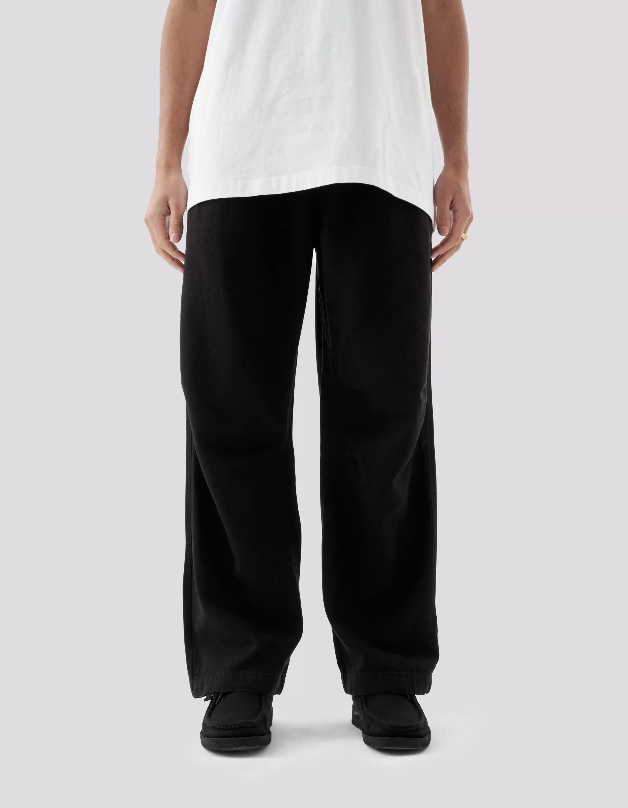 5031 Tibetan Clouds Track Pants Black