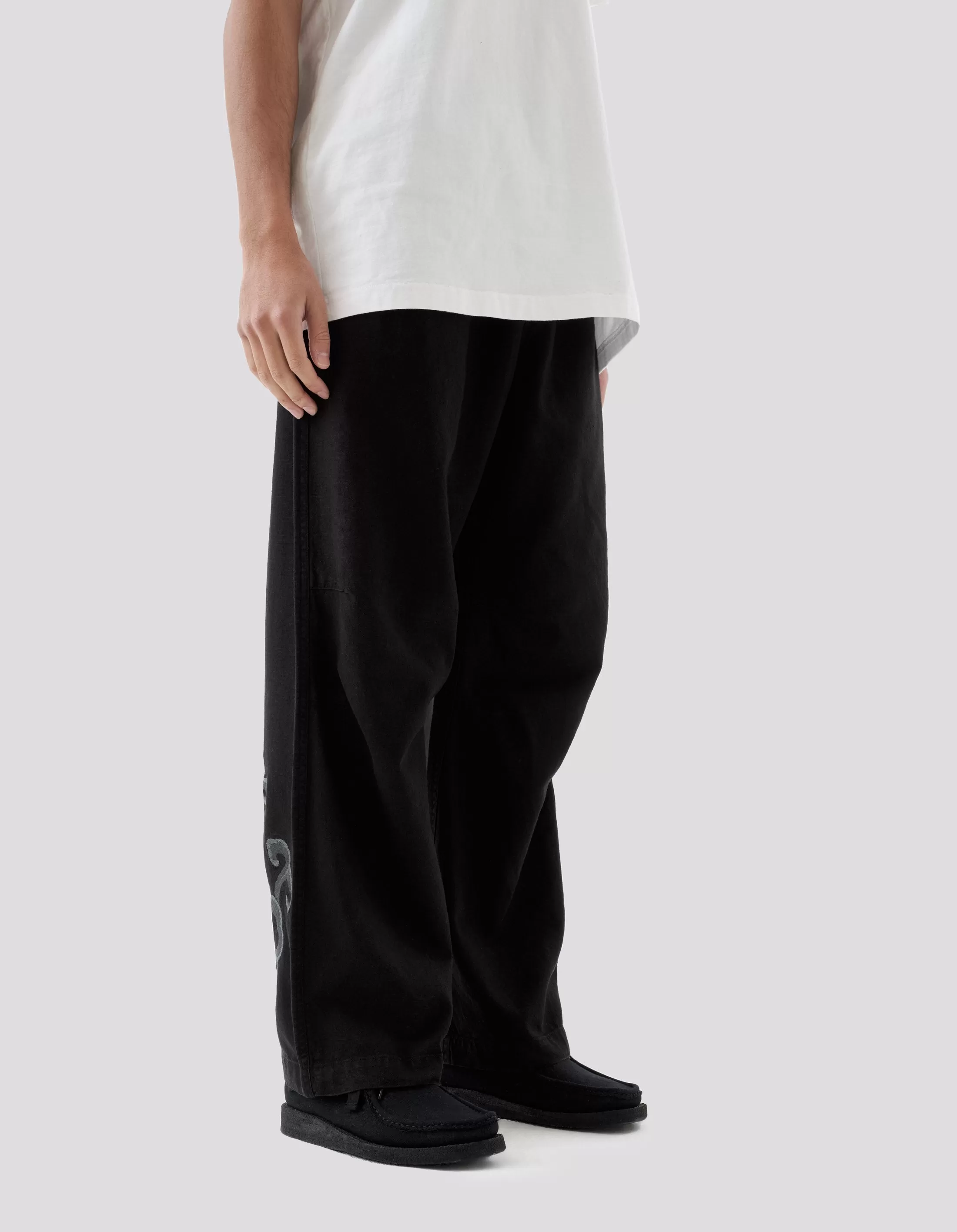 5031 Tibetan Clouds Track Pants Black