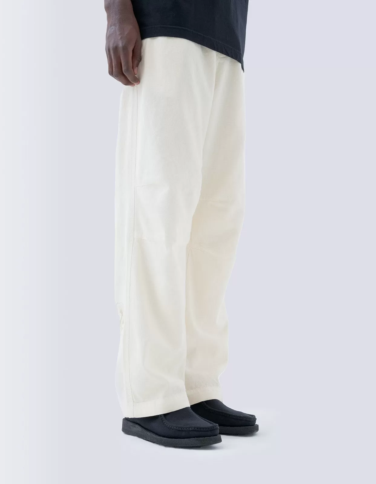 5031 Tibetan Clouds Track Pants Ecru