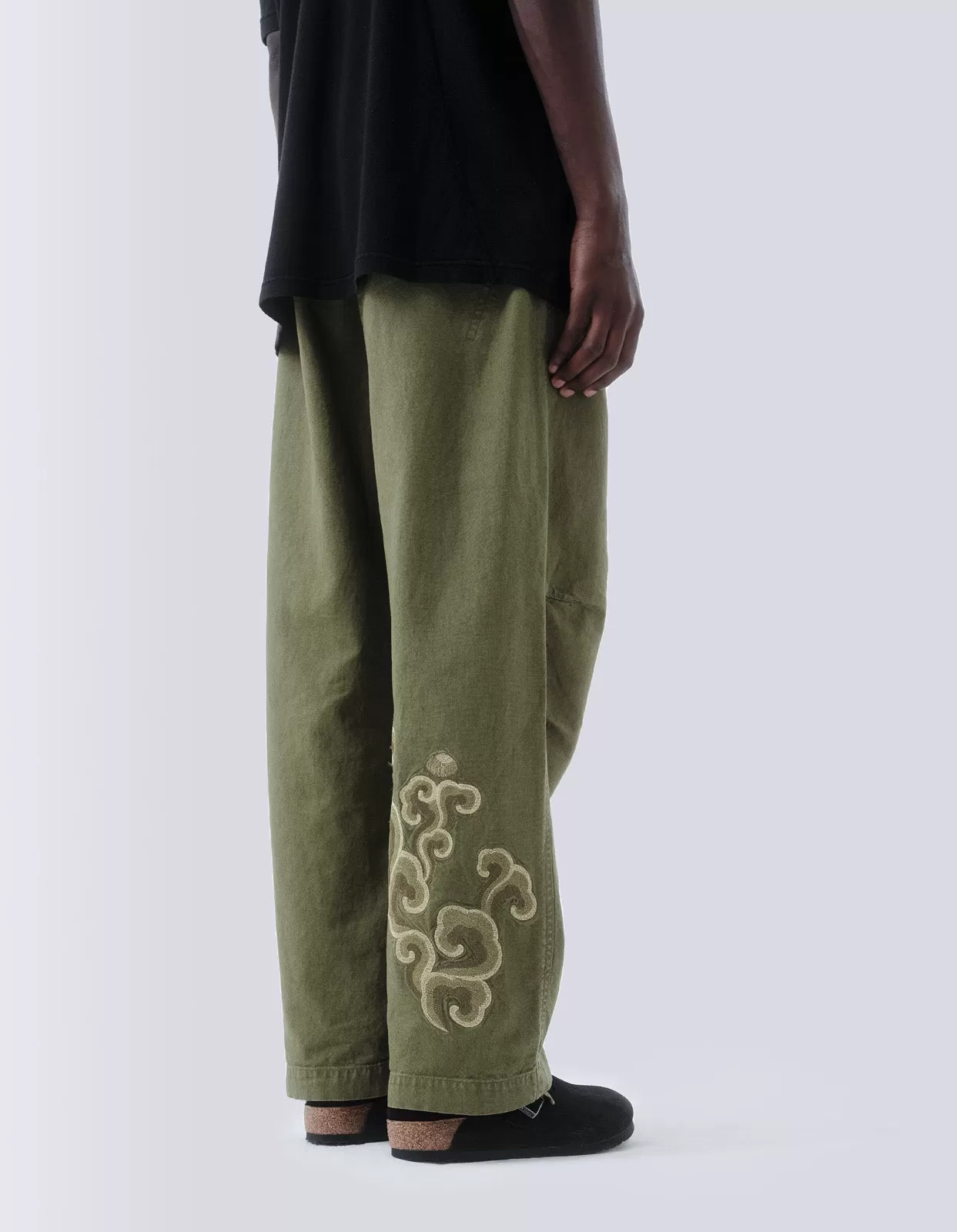 5031 Tibetan Clouds Track Pants Olive