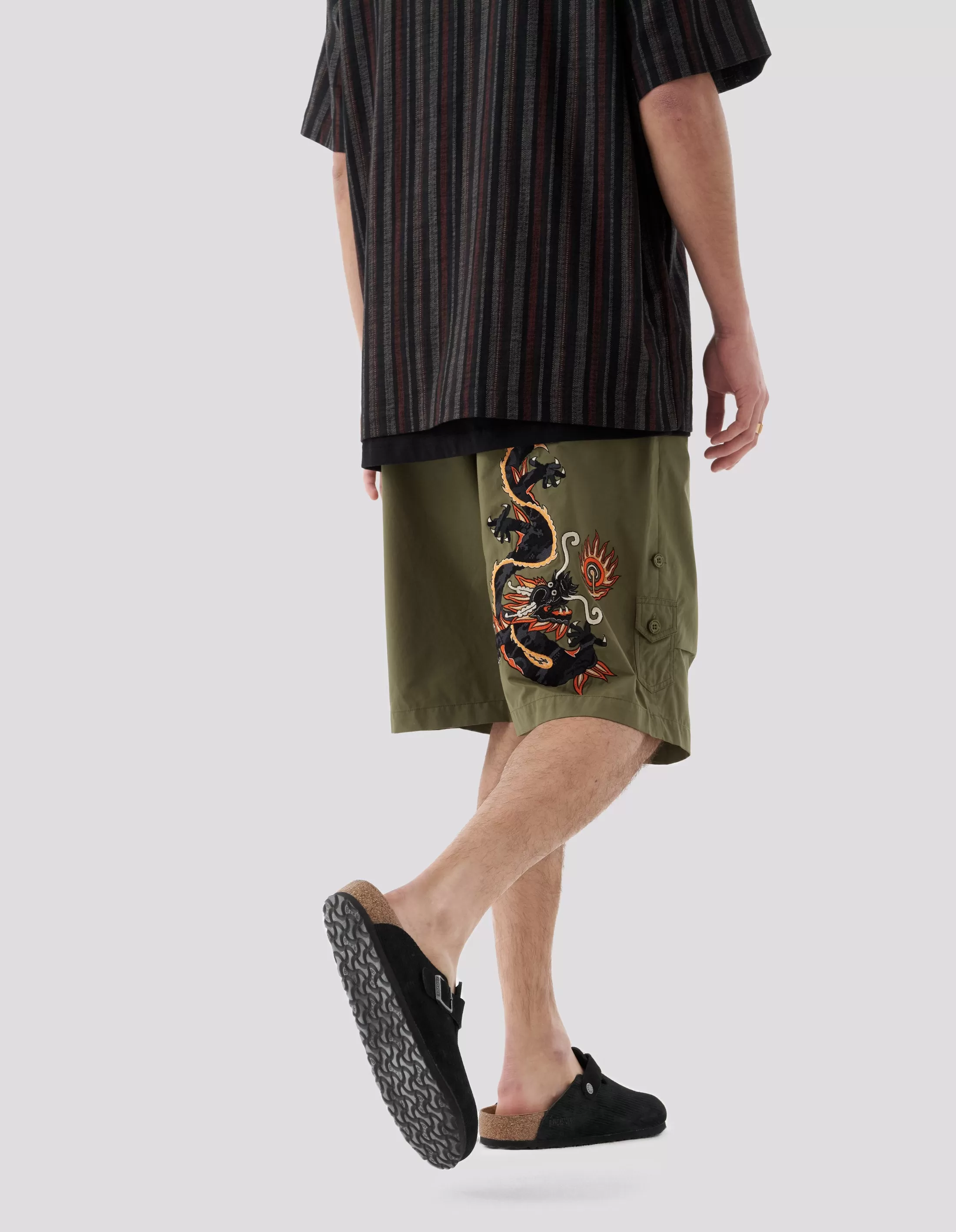 5070 Original Dragon Loose Snoshorts Olive