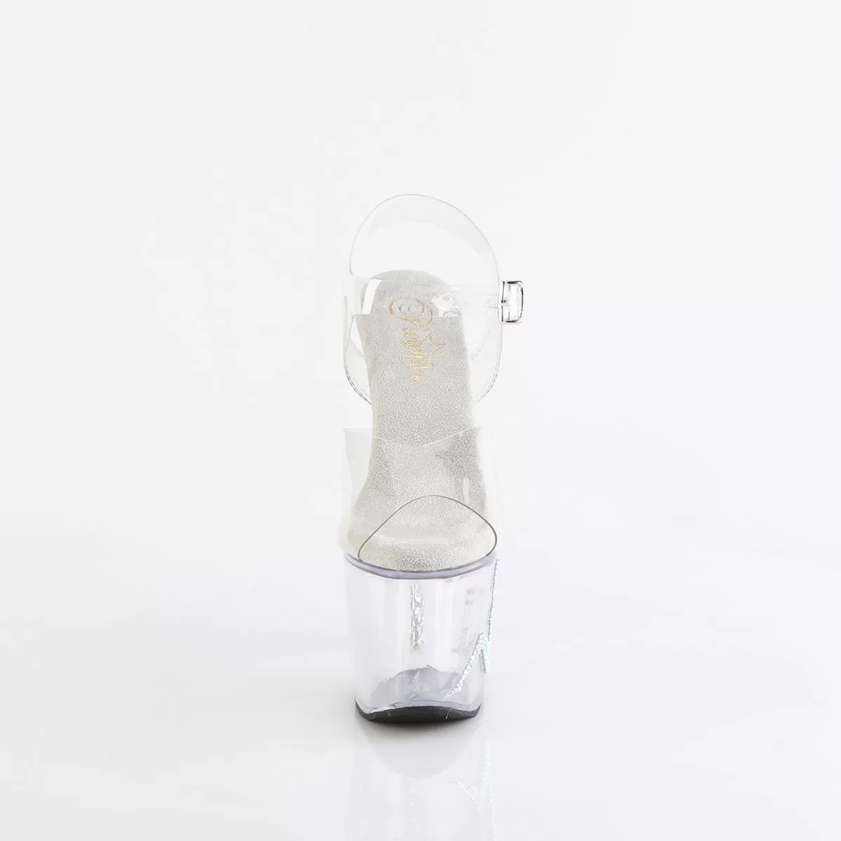 7 Inch Heel UNICORN-708TGRS Clear