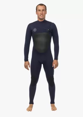 7 Seas 4-3 Full Chest Zip Wetsuit