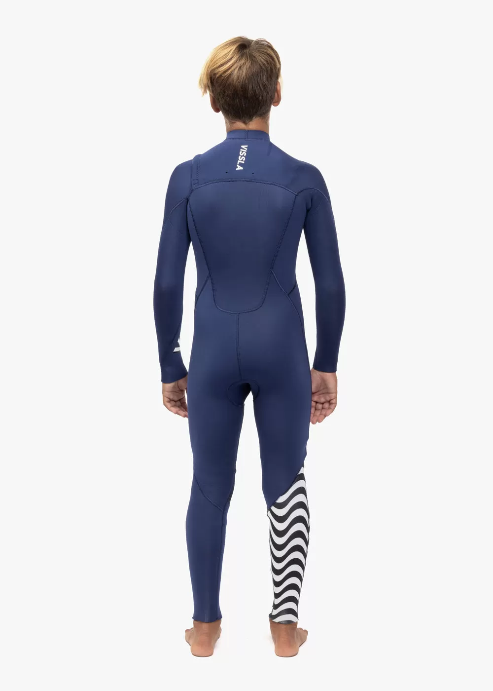 7 Seas Boys 3-2 Full Chest Zip Wetsuit