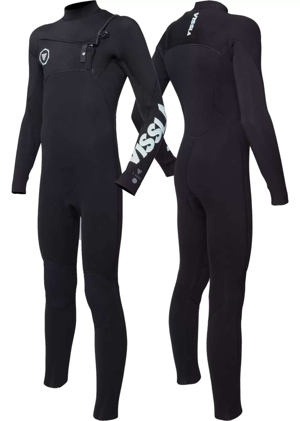 7 Seas Boys 4-3 Full Chest Zip Wetsuit