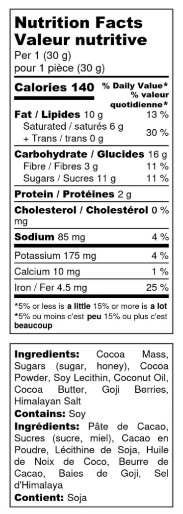 7 Summit Snacks Everest 30g Endurance Chocolate Bar