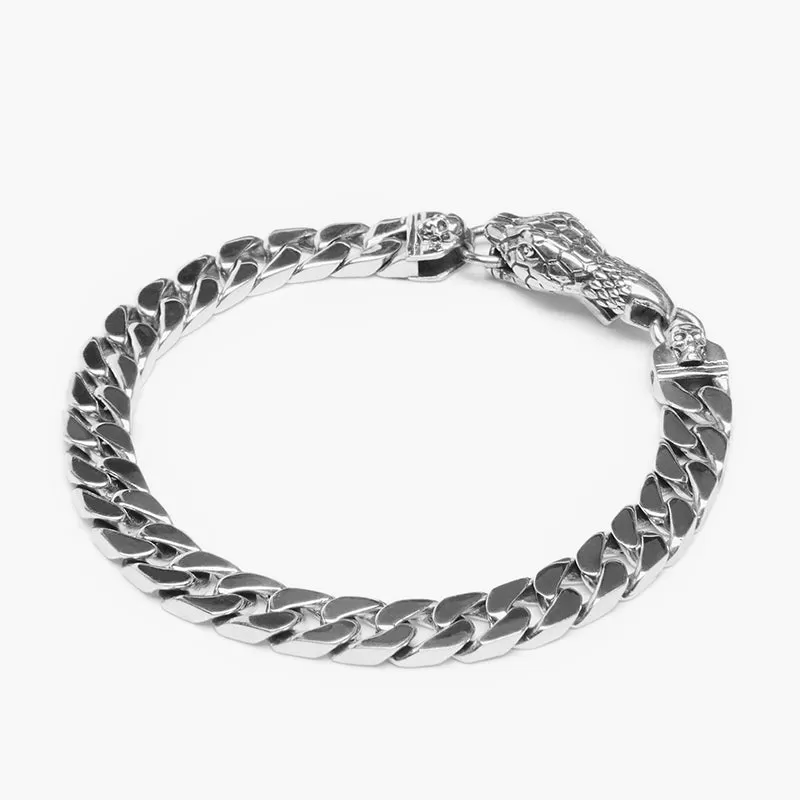 925 STERLING SILVER SNAKE BRACELET