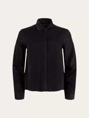 A-shape Corduroy shirt - Black Jet