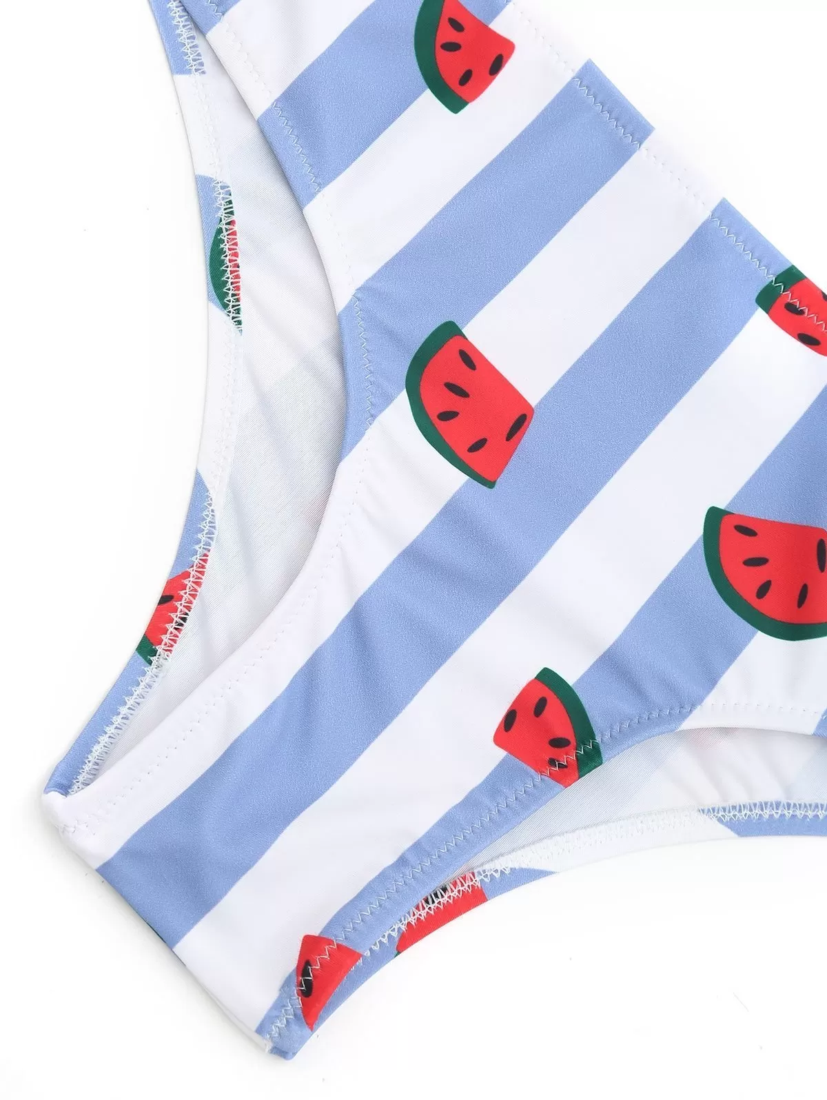 Adorable Watermelon Striped Bikini Set