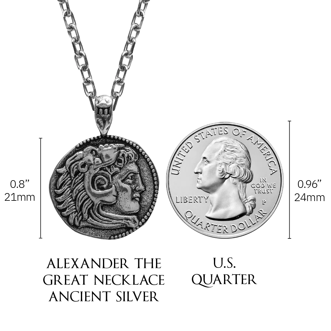 Alexander The Great Pendant - Ancient Silver