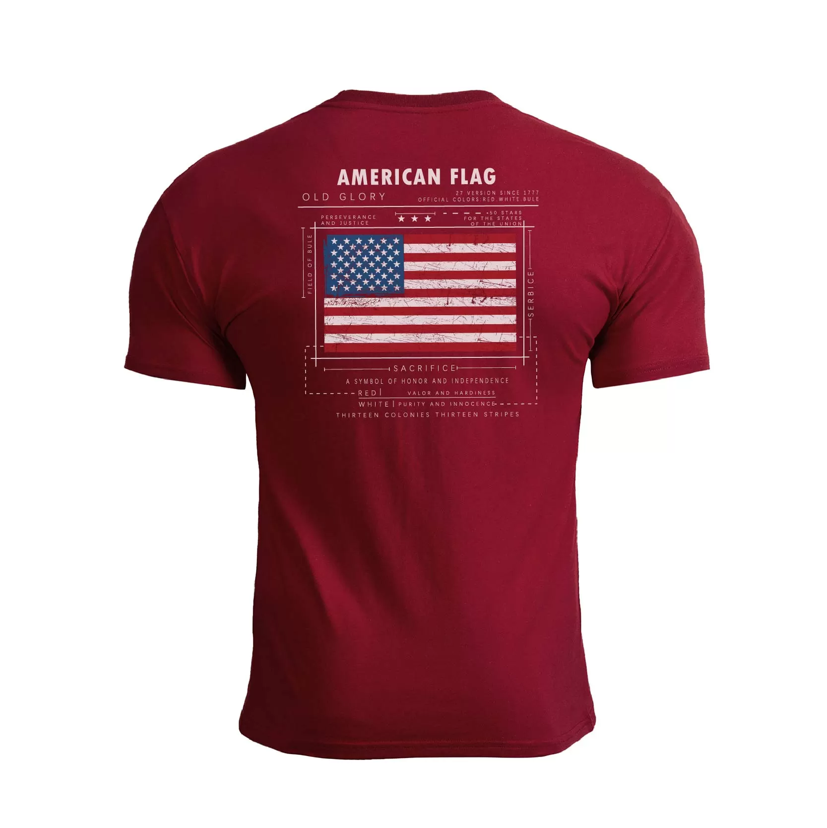 AMERICAN FLAG GRAPHIC TEE