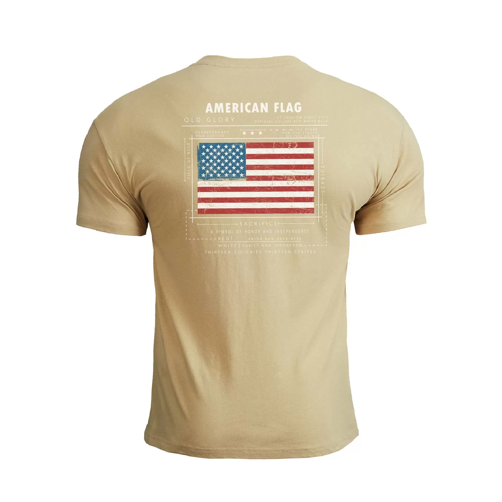 AMERICAN FLAG GRAPHIC TEE