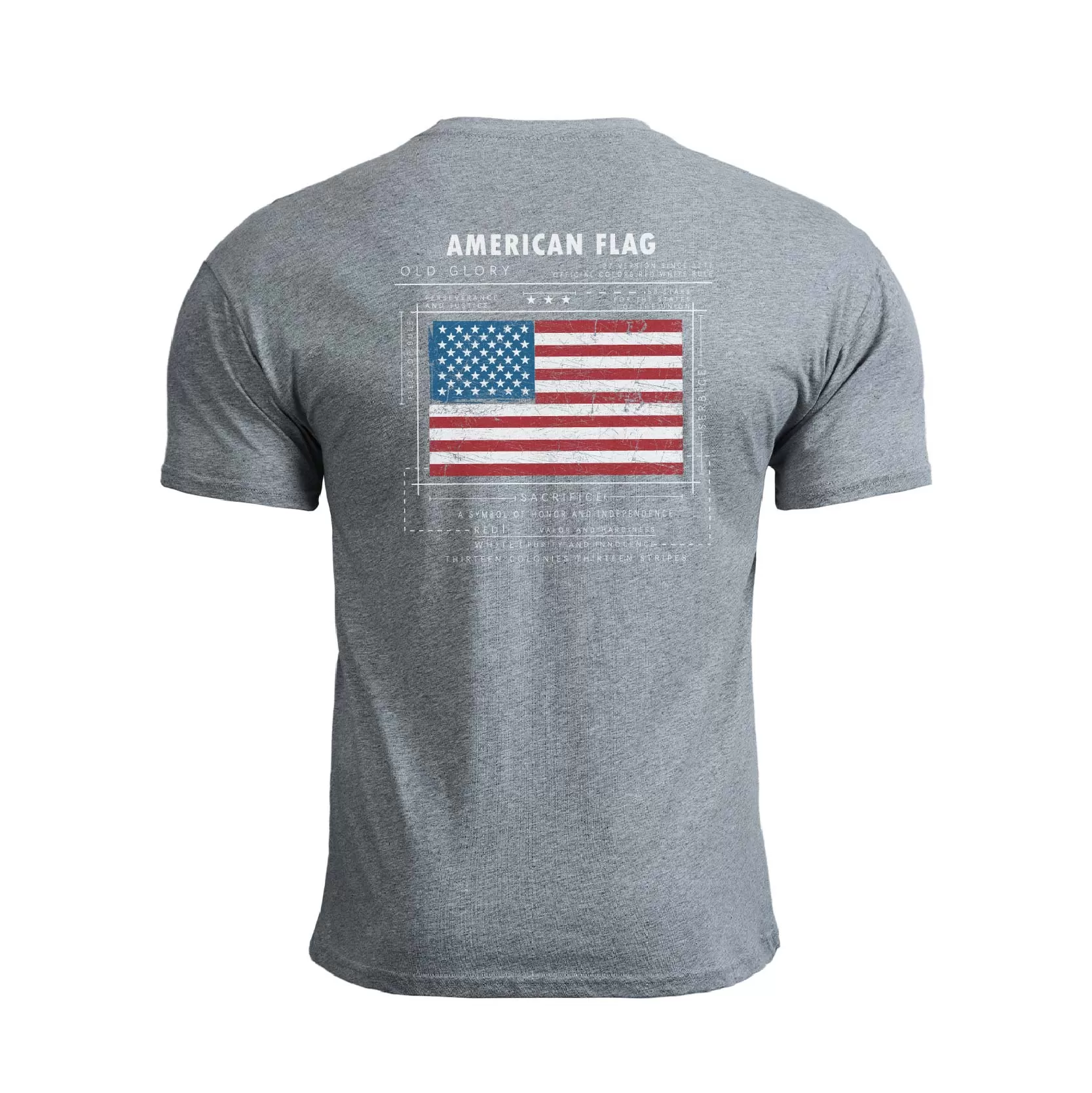 AMERICAN FLAG GRAPHIC TEE