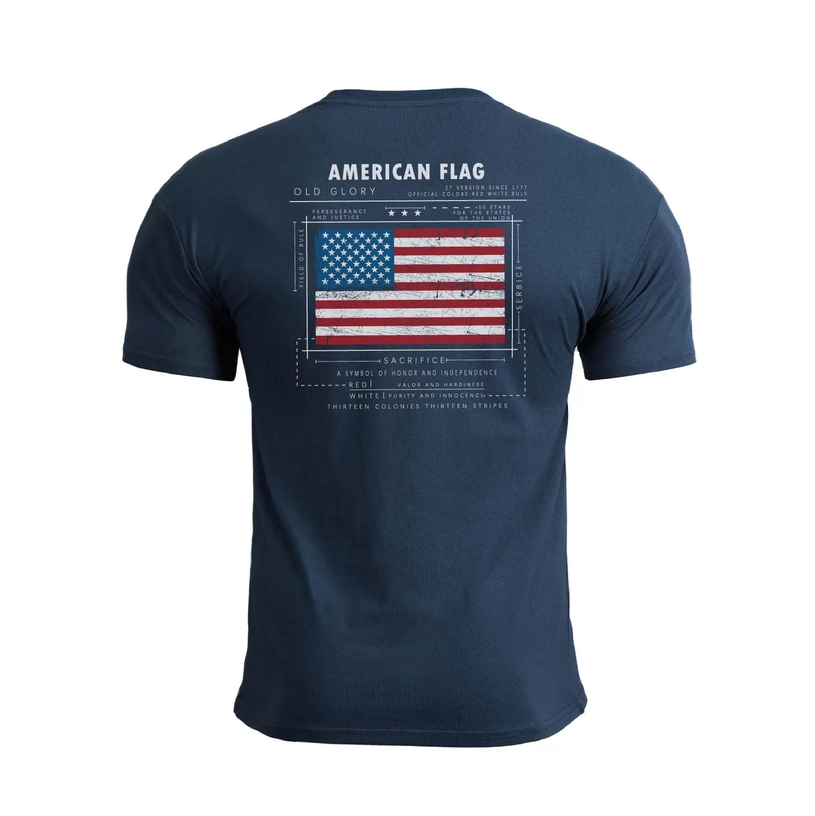 AMERICAN FLAG GRAPHIC TEE