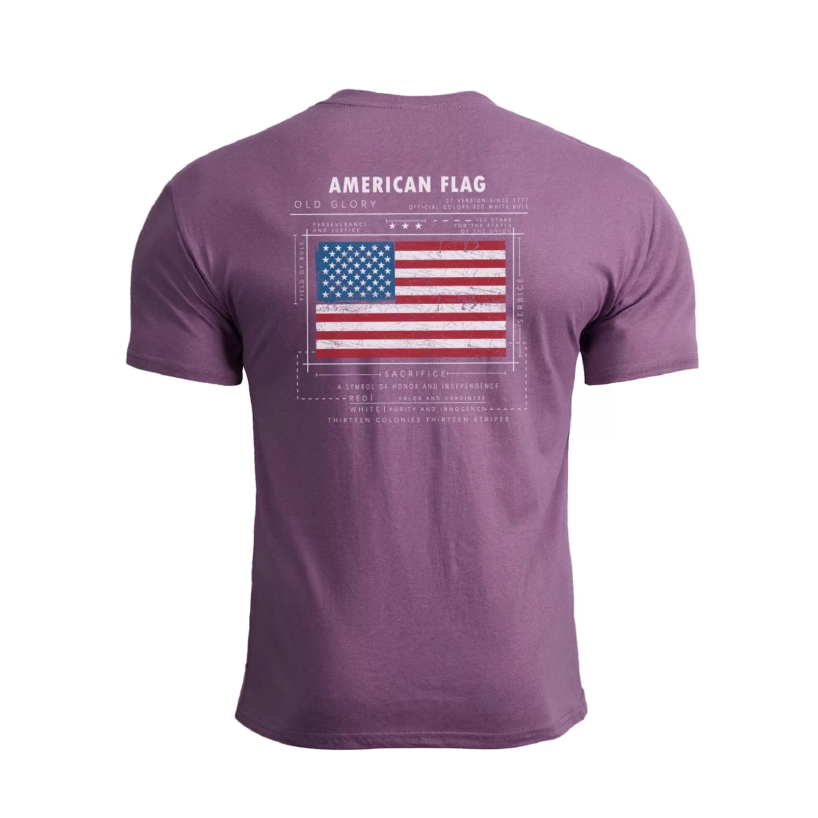 AMERICAN FLAG GRAPHIC TEE