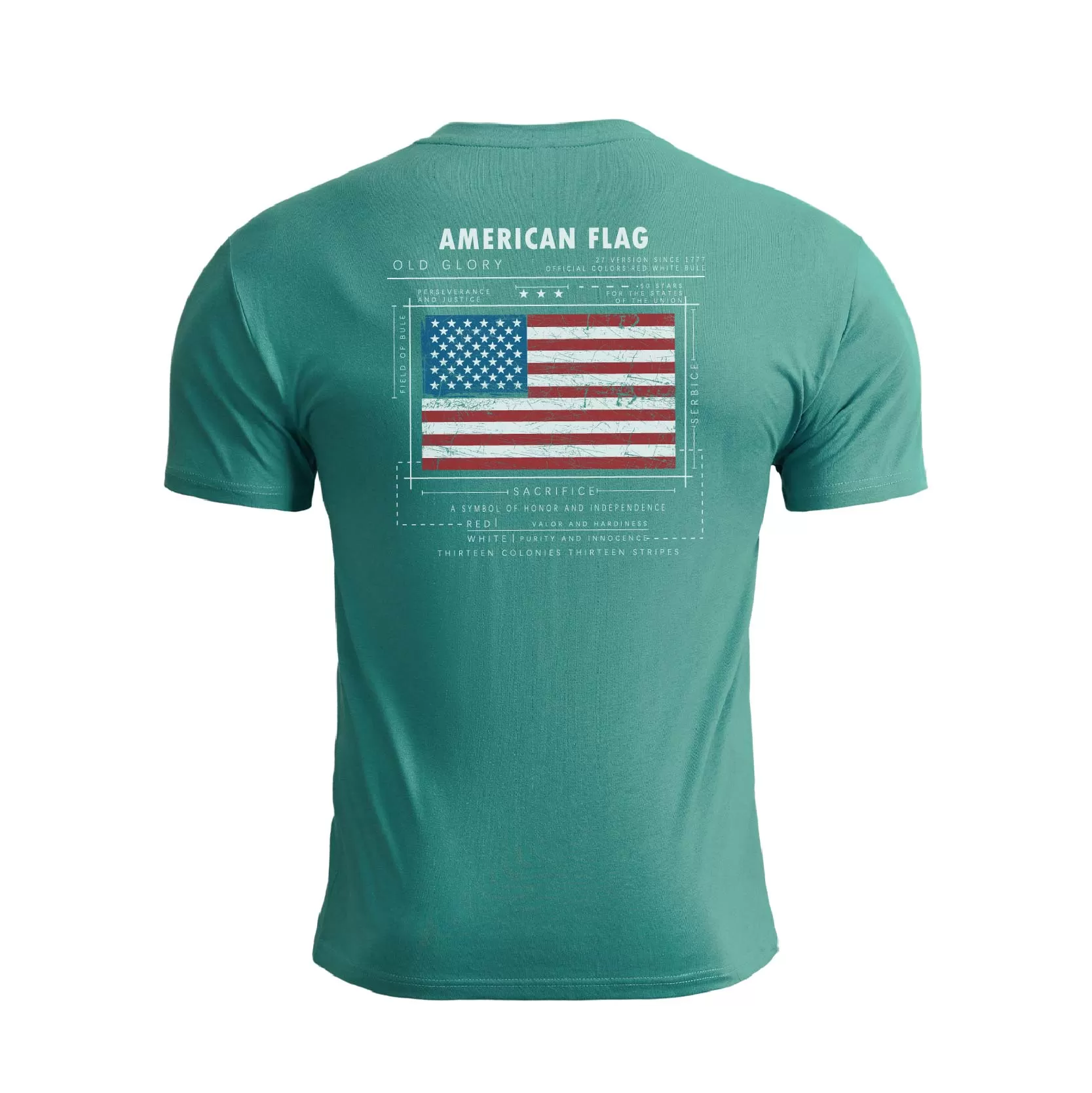 AMERICAN FLAG GRAPHIC TEE