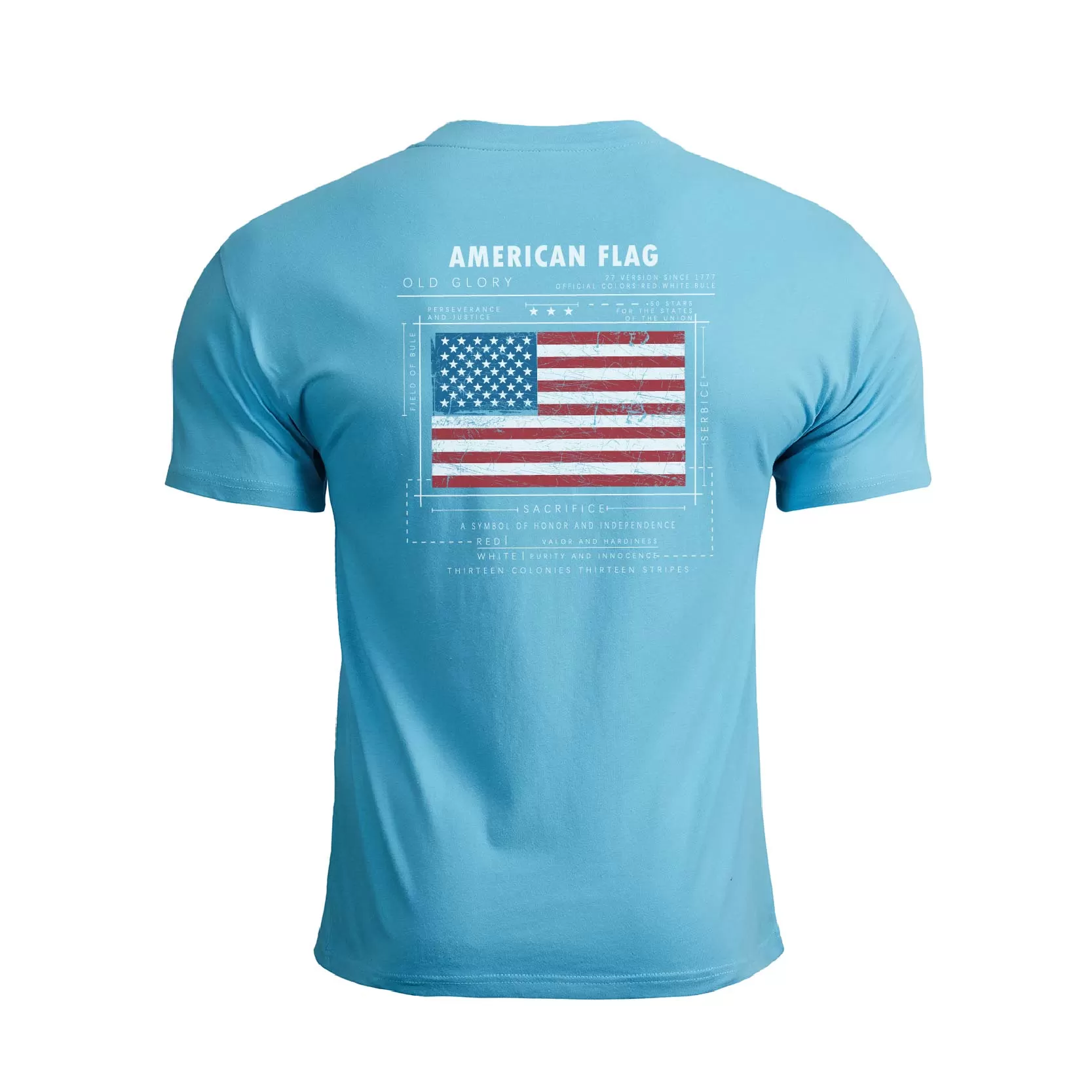 AMERICAN FLAG GRAPHIC TEE