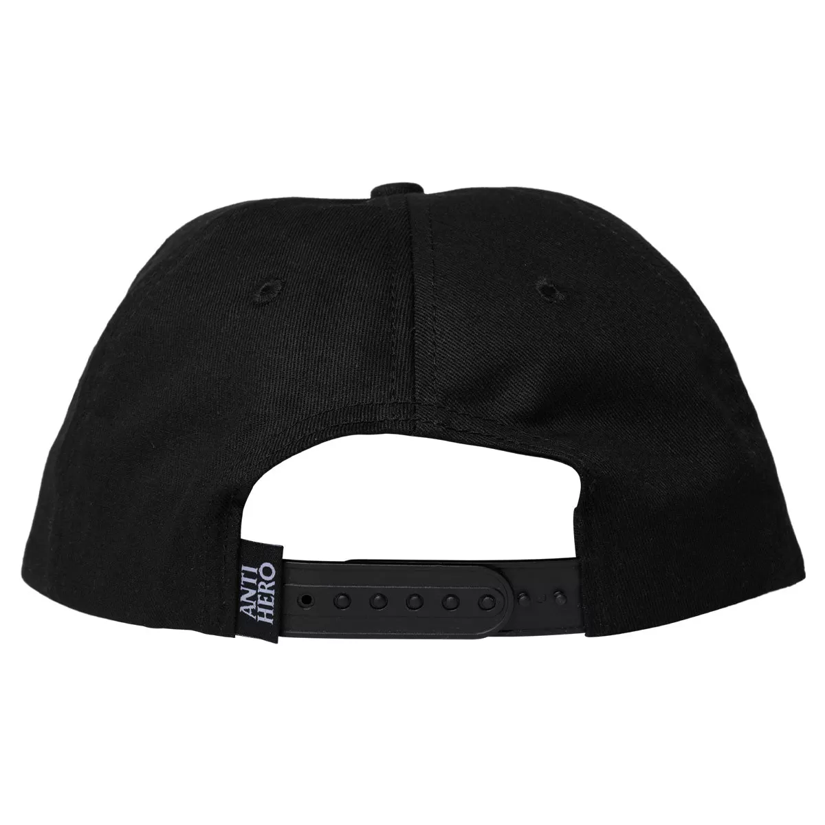 Anti Hero - Basic Pigeon Round Snapback Black/Gold