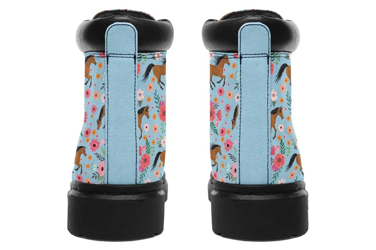 Arabian Horse Flower Classic Vibe Boots