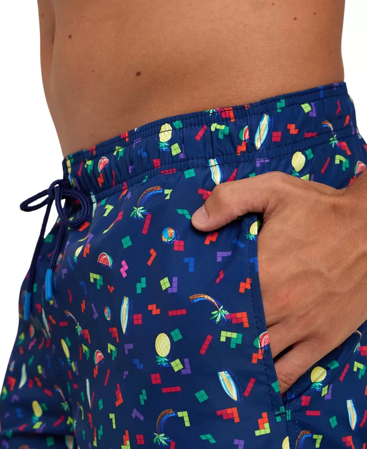 Arena men's swim trunks Multi-print Boxer 005980750 blue